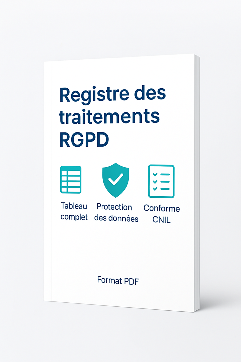 Exemple de registre RGPD PDF